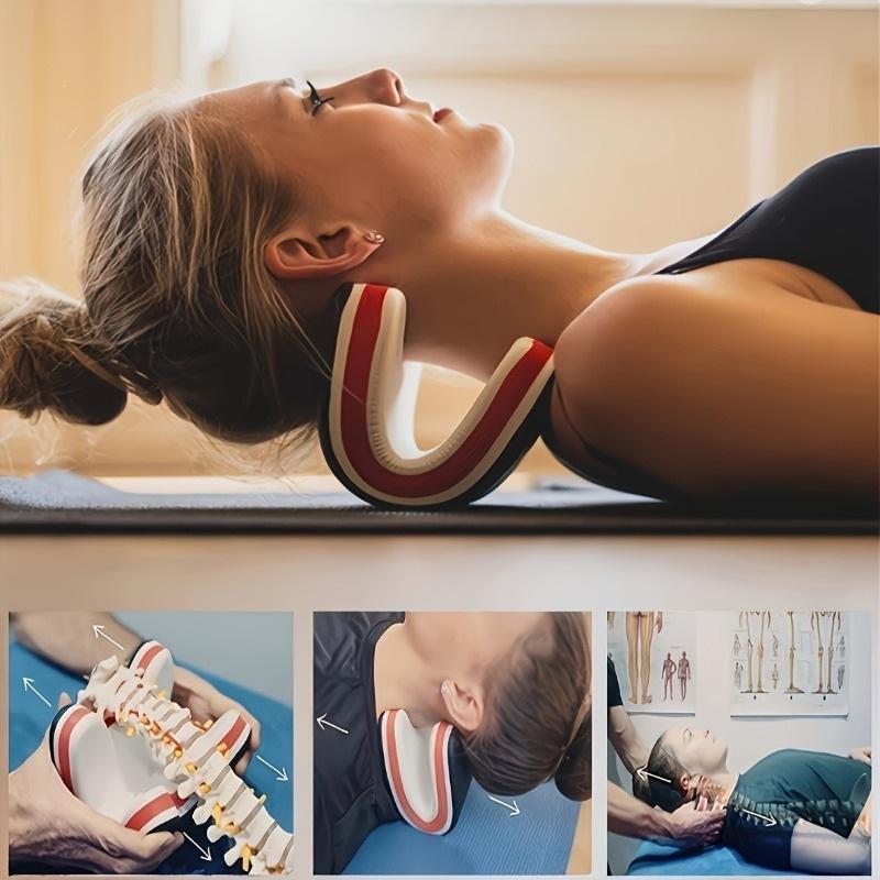 Neck Traction Pillow - وسادة شد الرقبة الطبية المحمولة لتخفيف