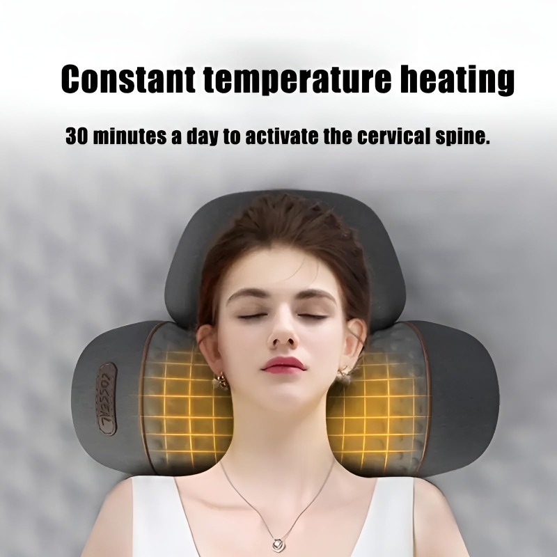 Neck Traction Pillow - وسادة كاليكسيثيرا لتدليك الرقبة، مدلك الجر