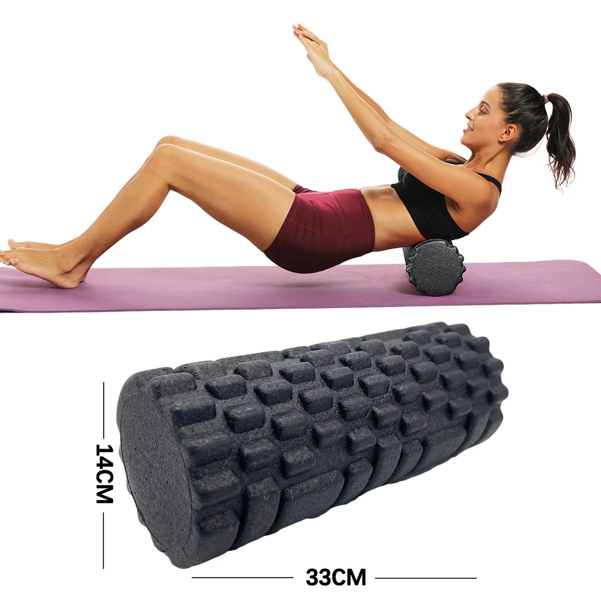 Health Wellness And Fitness - 30/33 سنتيمتر اللياقة البدنية رغوة الأسطوانة