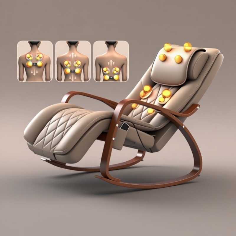 Neck Traction Pillow - مريح تدليك الروك كرسي كرسي الحرارة