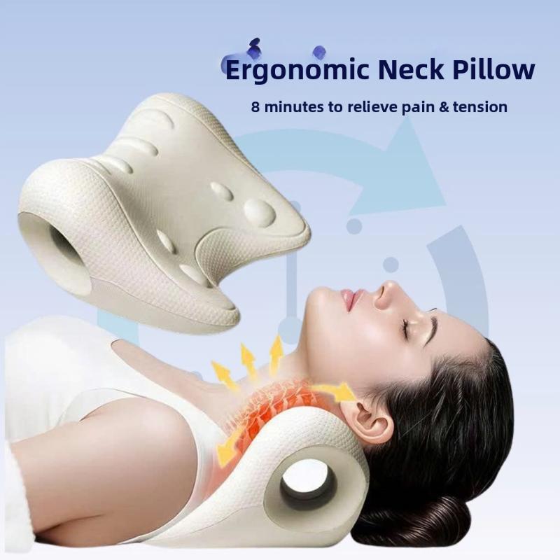 Neck Traction Pillow - وسادة تدليك مريحة للرقبة والكتفين للاستخدام