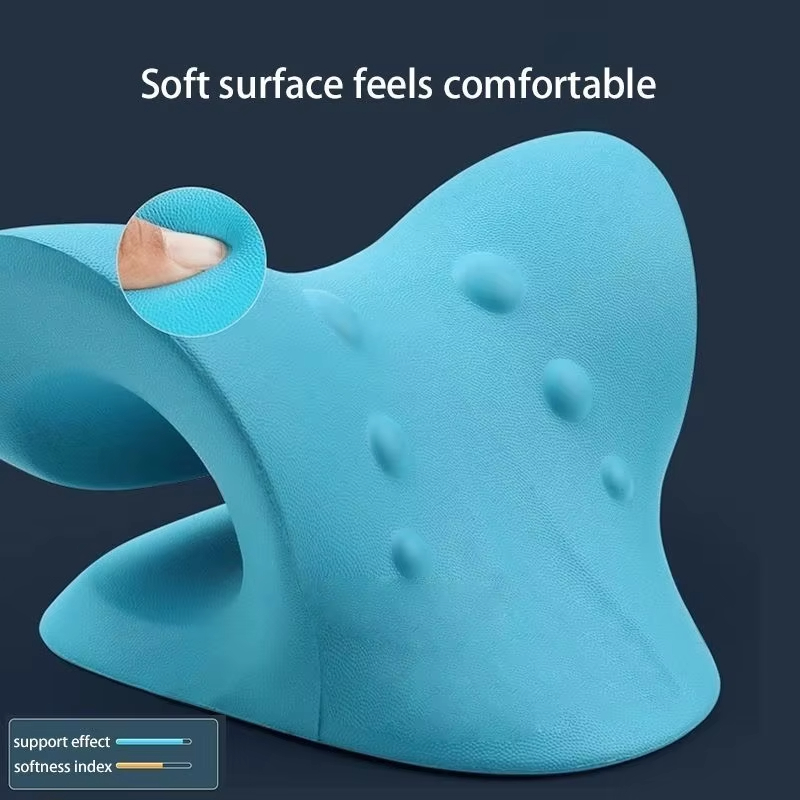 الرقبة الكتف نقالة الاسترخاء ب - مراجعة Neck Traction Pillow وسعره