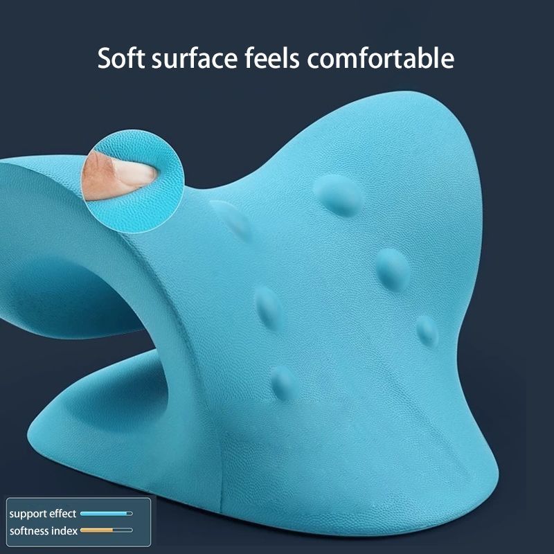 الرقبة الكتف نقالة الاسترخاء ب - مراجعة Neck Traction Pillow وسعره