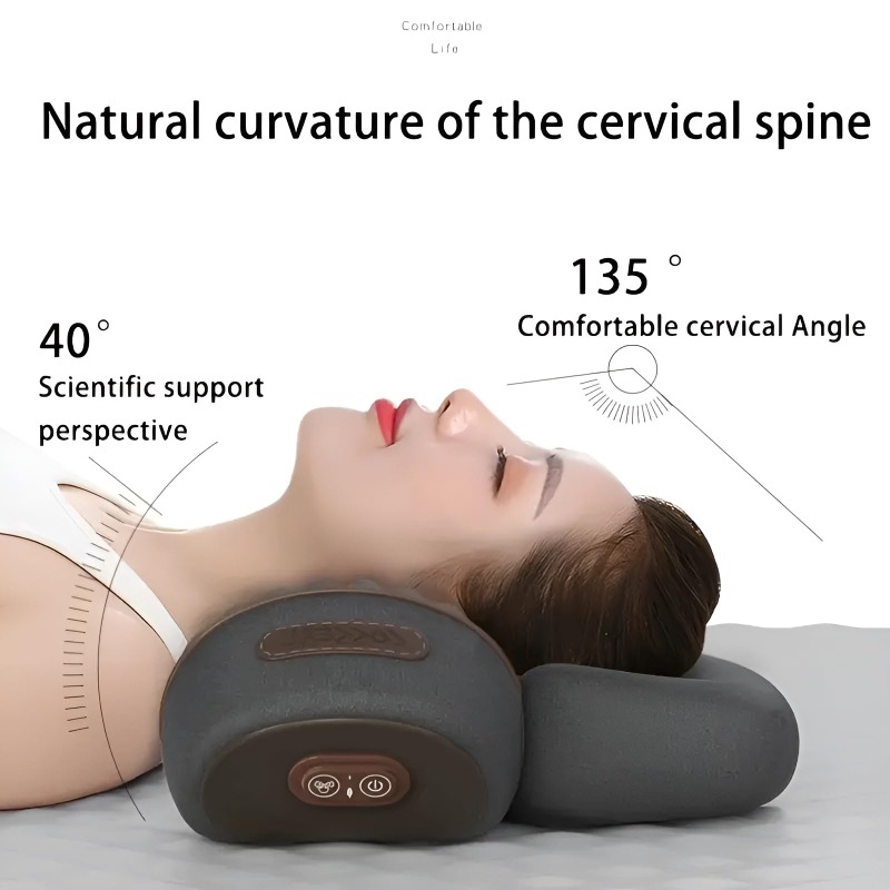 وسادة كاليكسيثيرا لتدليك الرقب - مراجعة Neck Traction Pillow وسعره
