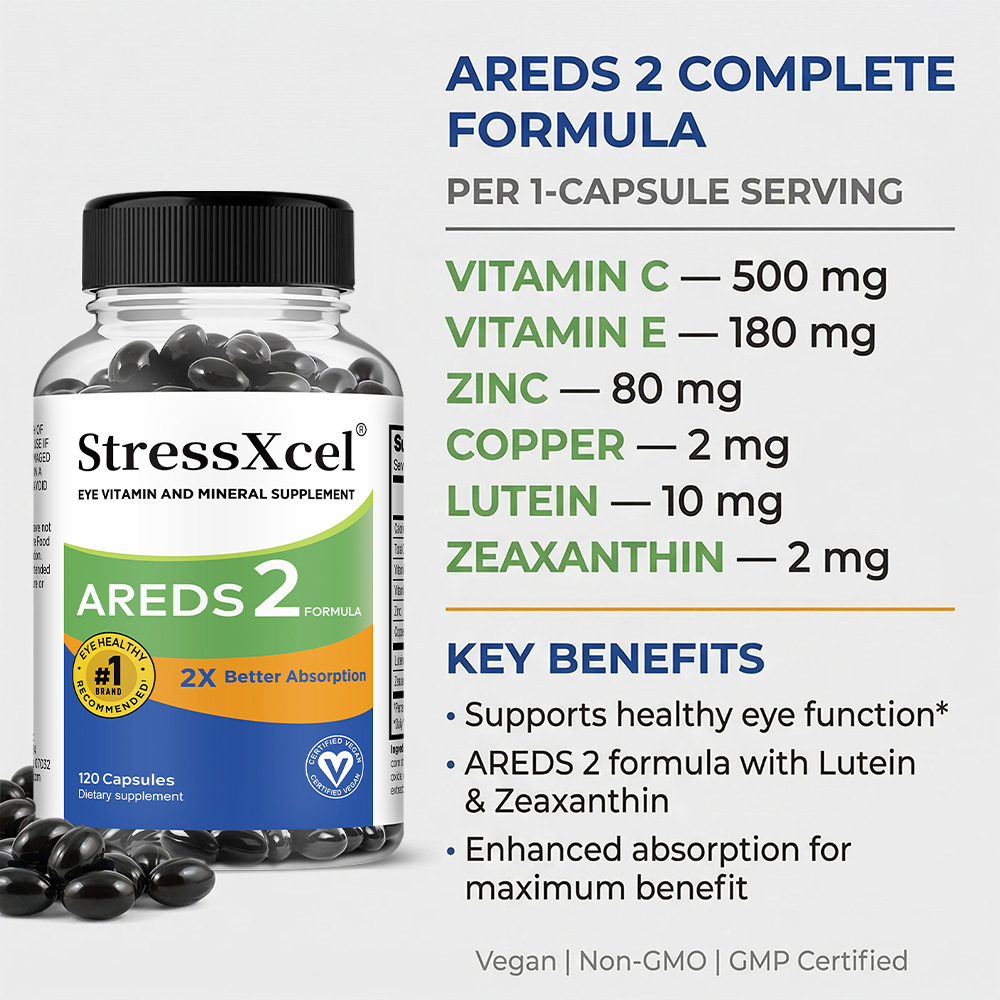كبسولات AREDS 2 للعين، تحتوي ع - مراجعة Health Wellness Day وسعره