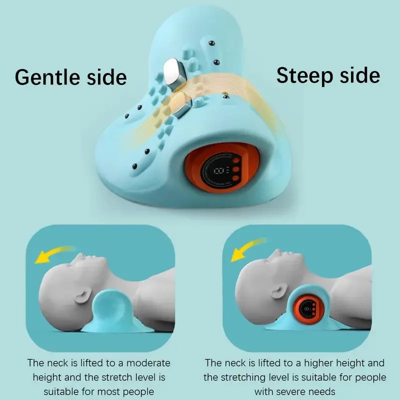 وسادة تدليك كهربائية للرقبة وا - مراجعة Neck Traction Pillow وسعره