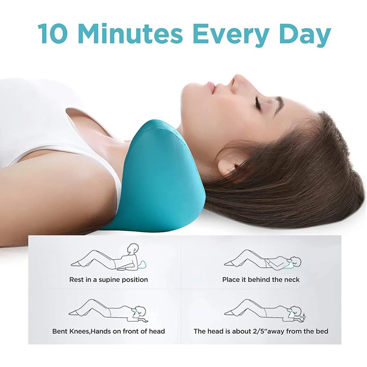 جهاز استرخاء الرقبة والكتف، جه - مراجعة Neck Traction Pillow وسعره