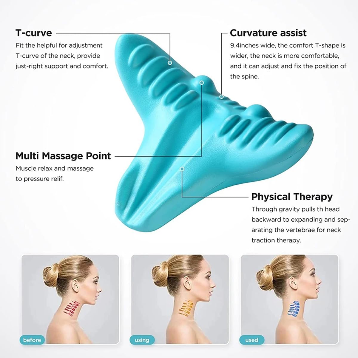 جهاز استرخاء الرقبة والكتف، جه - مراجعة Neck Traction Pillow وسعره
