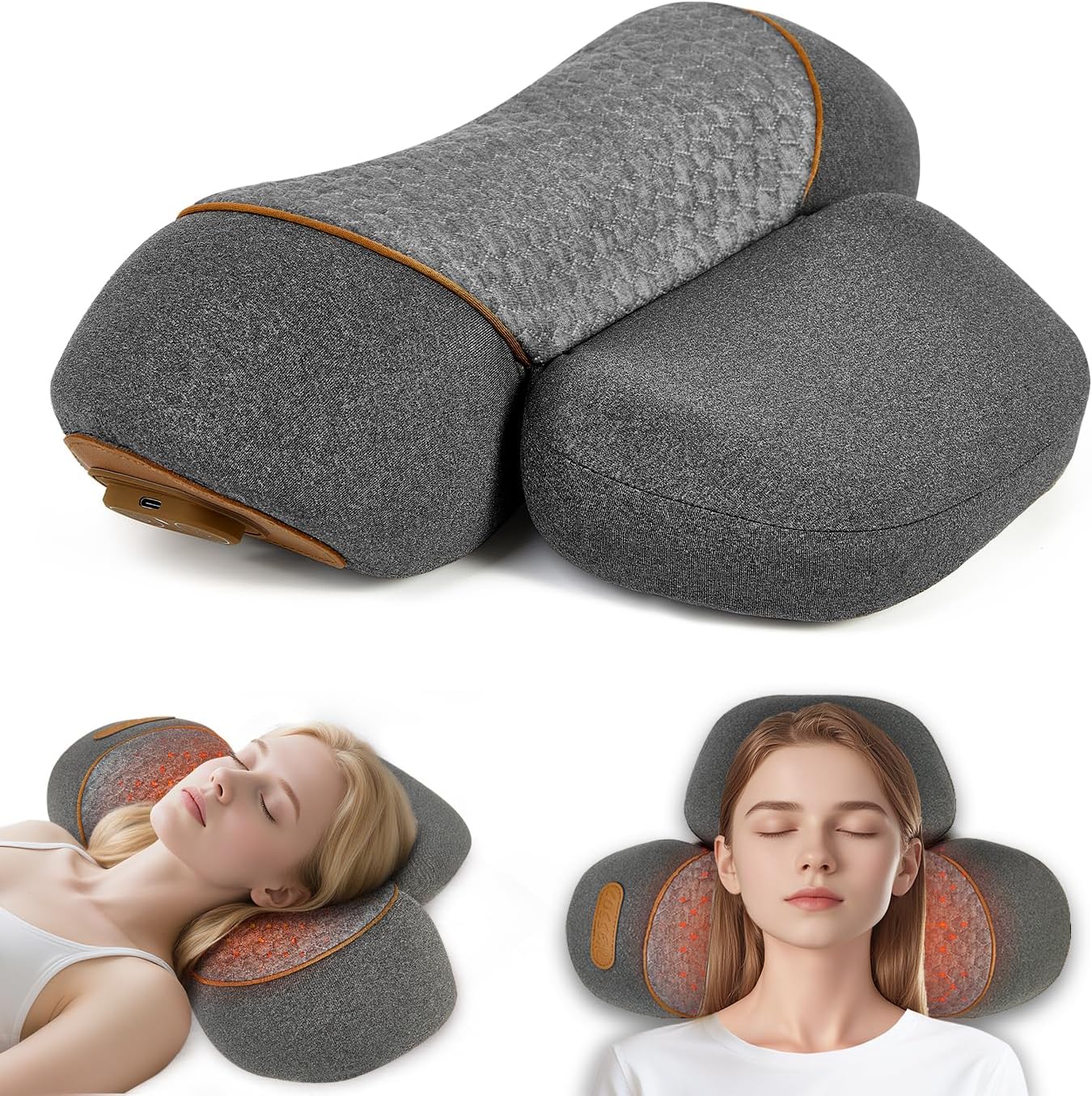 وسادة تدليك الرقبة 3 في 1 مع خ - مراجعة Neck Traction Pillow وسعره