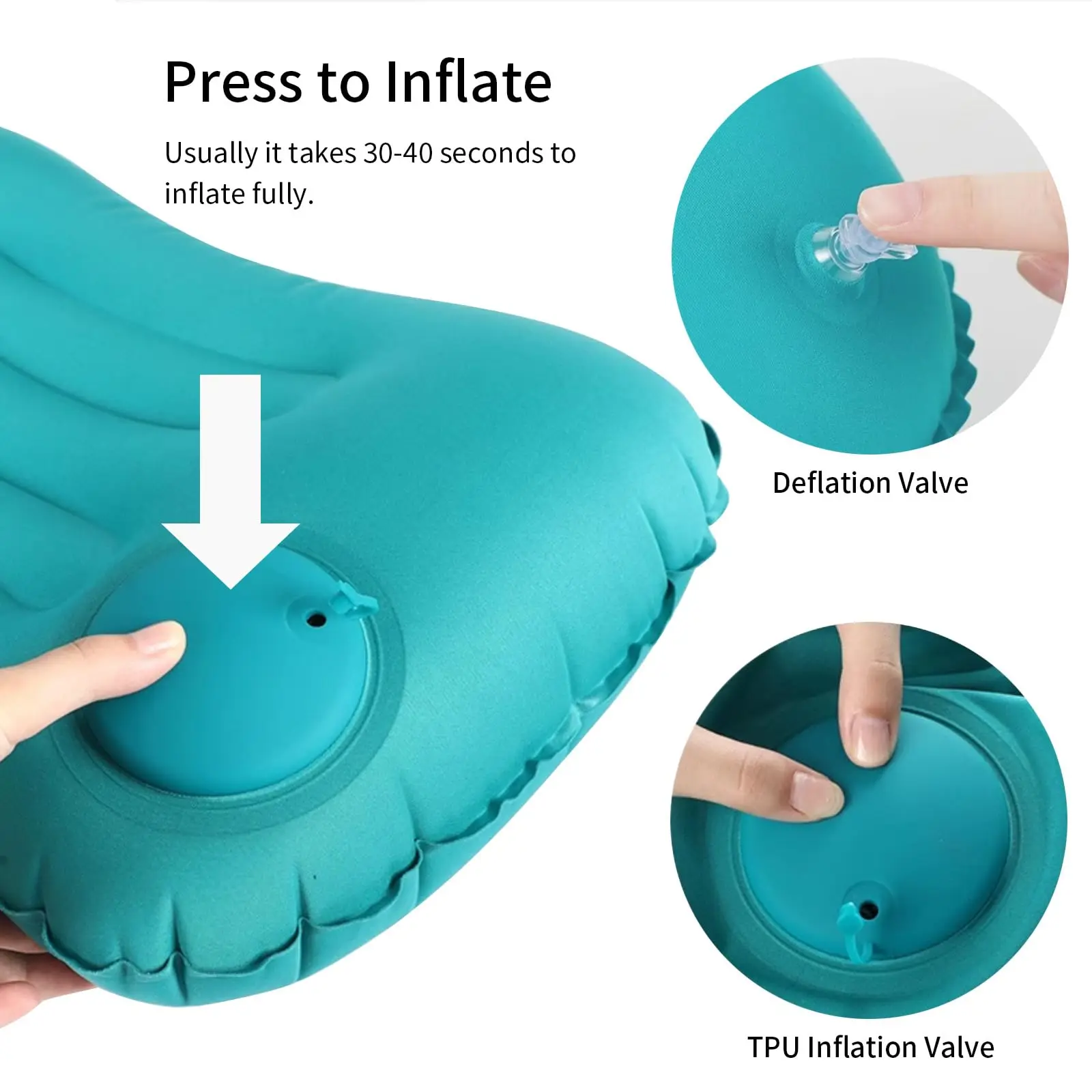 وسادة محمولة مريحة قابلة للنفخ - مراجعة Neck Traction Pillow وسعره
