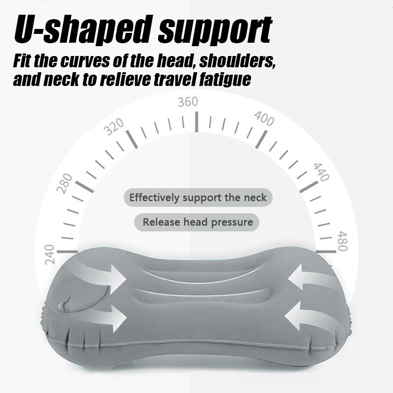 وسادة قابلة للنفخ للتخييم، خفي - مراجعة Neck Traction Pillow وسعره